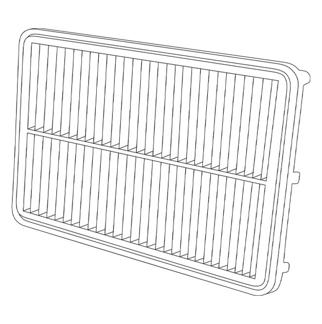 Engine air filter wire drawing